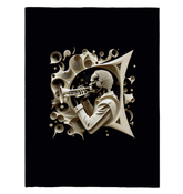 Musical Mandala Magic Sherpa Blanket